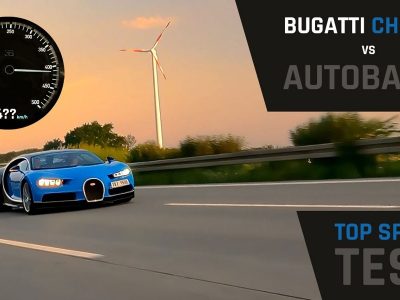 Σε μπελάδες ο οδηγός της Bugatti Chiron που πήγαινε με 417 χλμ./ώρα (+video)