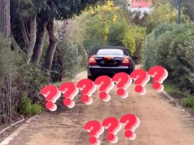 Viral φωτογραφία με οδηγό που «πάρκαρε» το αυτοκίνητό του σε πεζόδρομο