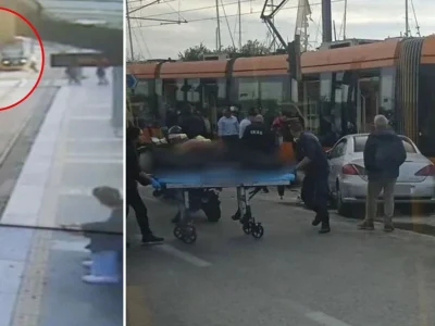 ΤΡΑΓΩΔΙΑ στην Ελλάδα / Βίντεο – ντοκουμέντο: Η στιγμή που αυτοκίνητο χάνει τον έλεγχο και πέφτει πάνω στο τραμ – Μία νεκρή